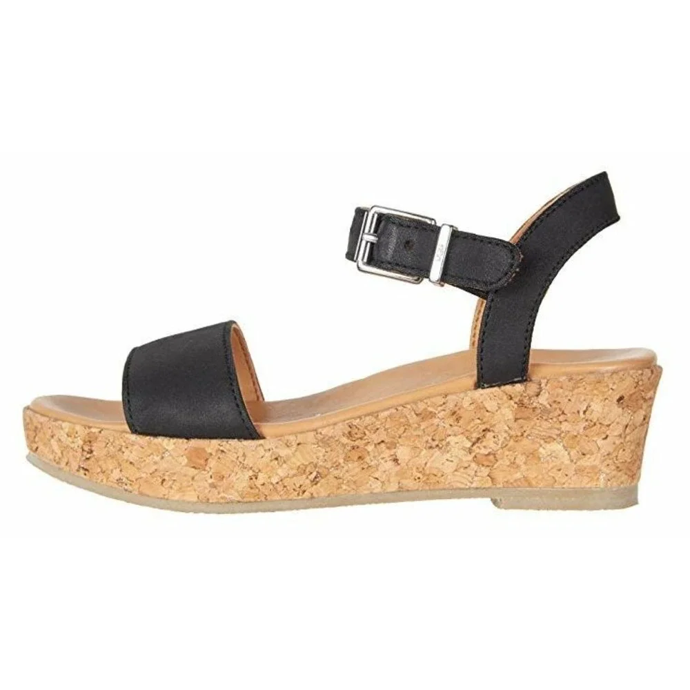 UGG Kids Girl's Wedge‎ Sandals Milley Black Size 11 NEW
